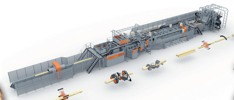 Machine industrielle découpe de bois