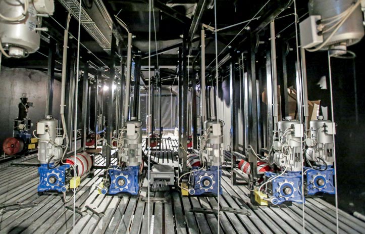 machinerie scénique académie de musique Franz Liszt