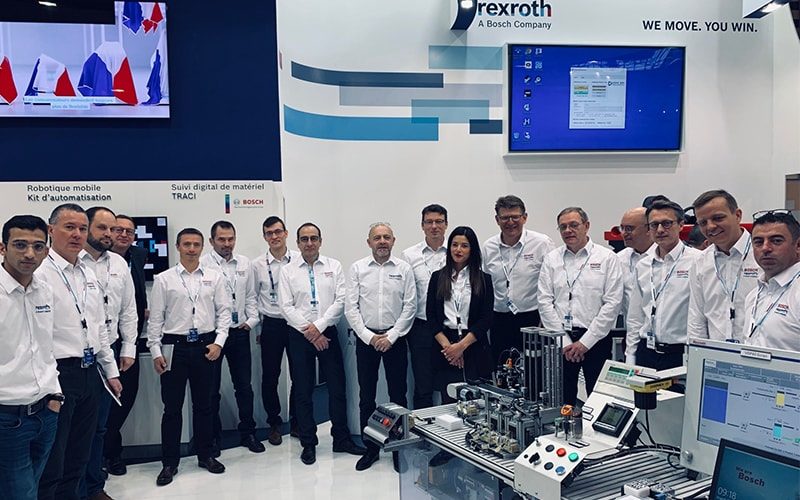 Equipe Rexroth global industrie Lyon 2019