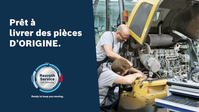 Service Rexroth. Prêt à livrer des pièces D'ORIGINE