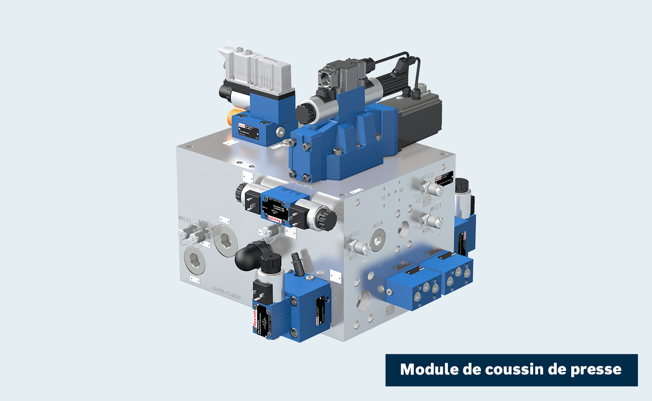 module-de-coussin-presse