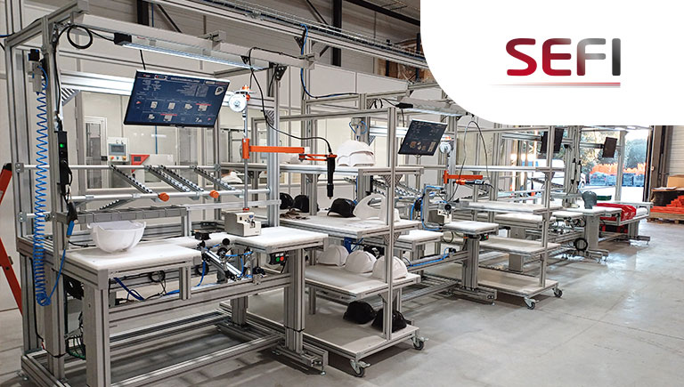 realisation_SEFI_poste_assemblaghe_manuel_aluminium_Bosch_Rexroth